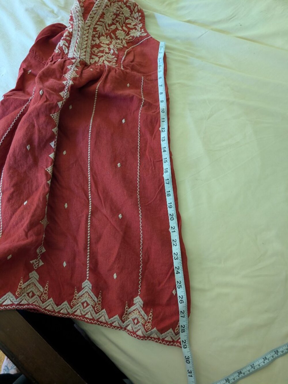 Johnny Was Corral Linen Dress - Picture 6 of 8